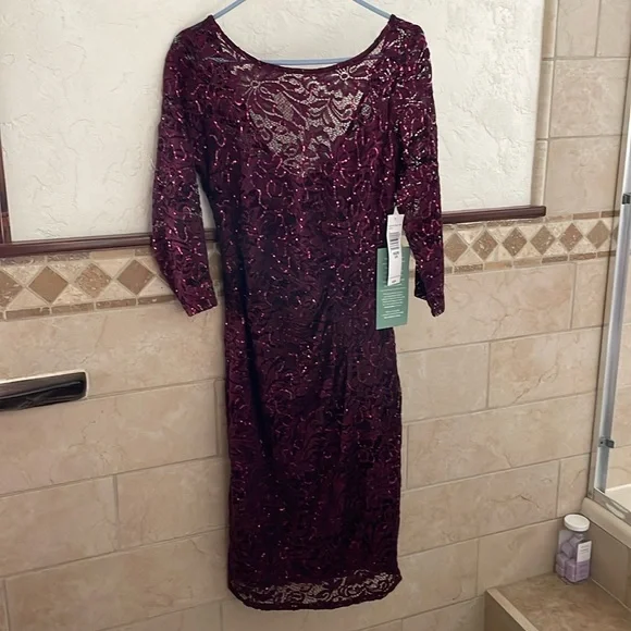 jcpenney womens evening dresses Alyce Paris Floral Lace A-Line Prom Dress 61673